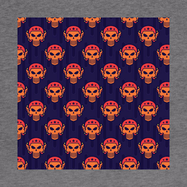 Red Halloween Pattern by giantplayful